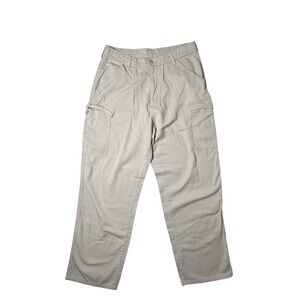 Vintage Polo Jeans Co Ralph Lauren Cargo Pants Mens 34x30 Khaki Beige Cotton